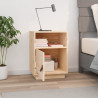 Szafka nocna, 40x34x55 cm, lite drewno sosnowe