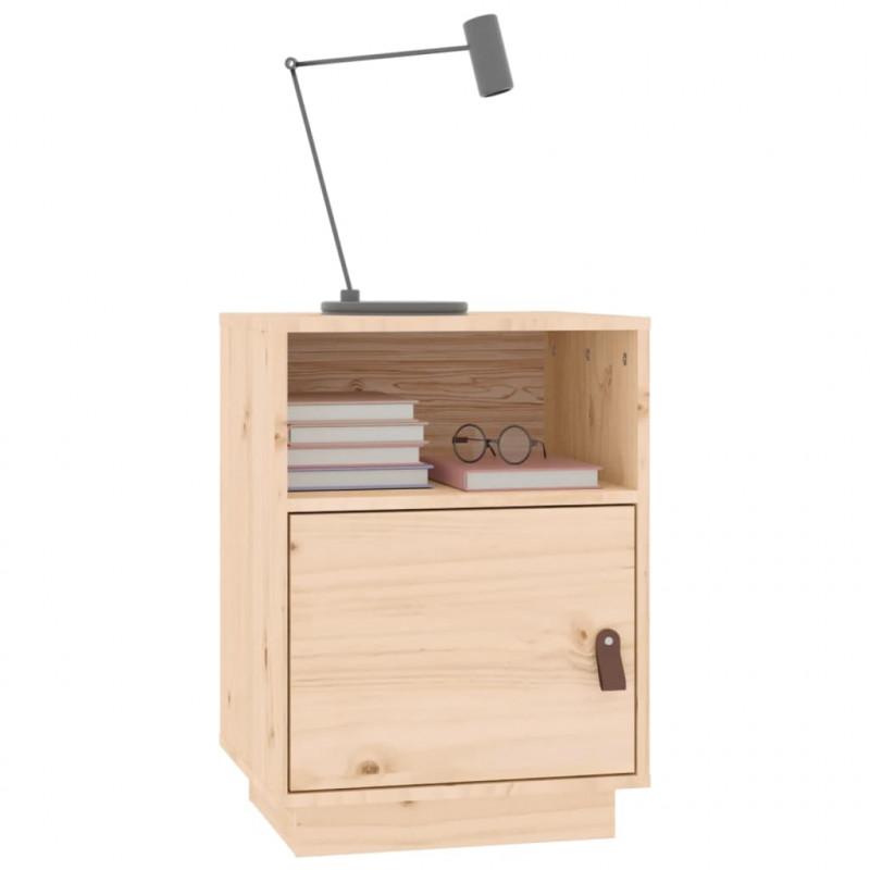 Szafka nocna, 40x34x55 cm, lite drewno sosnowe