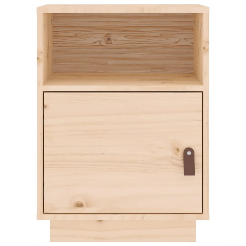 Szafka nocna, 40x34x55 cm, lite drewno sosnowe