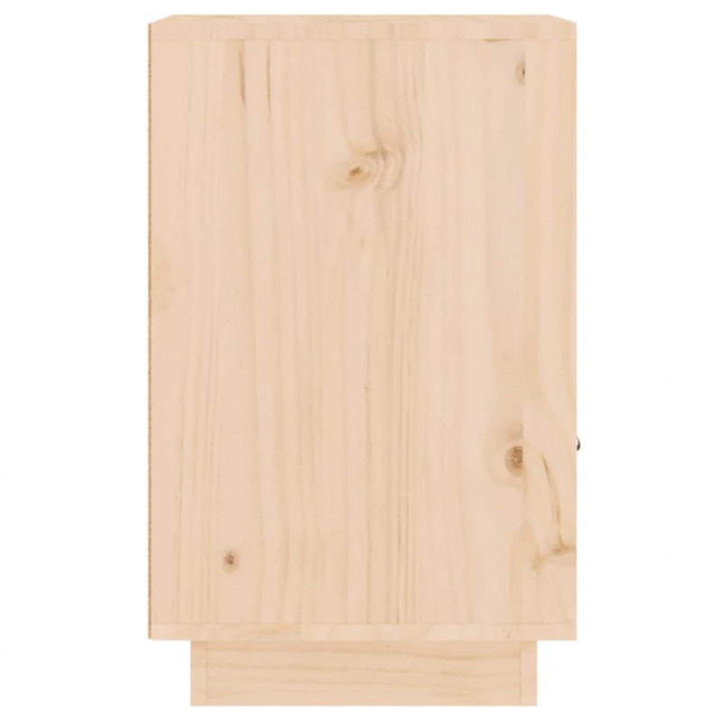Szafka nocna, 40x34x55 cm, lite drewno sosnowe