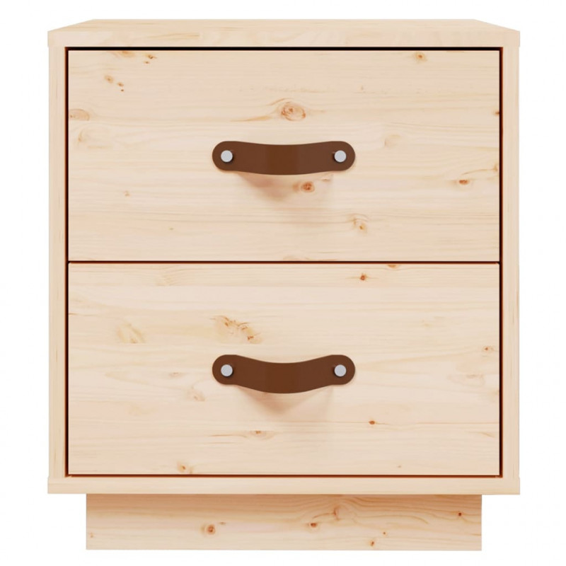   Szafki nocne, 2 szt., 40x34x45 cm, lite drewno sosnowe