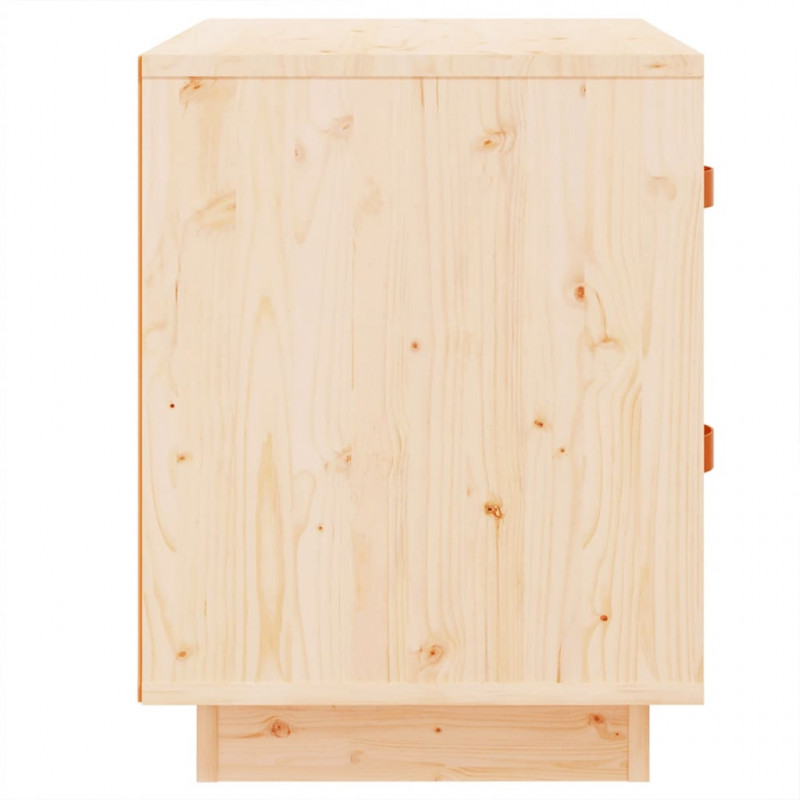  Szafki nocne, 2 szt., 40x34x45 cm, lite drewno sosnowe