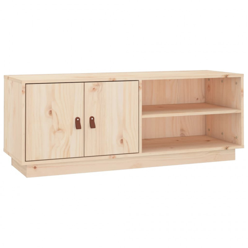 Szafka pod telewizor, 105x34x40 cm, lite drewno sosnowe