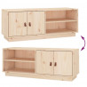 Szafka pod telewizor, 105x34x40 cm, lite drewno sosnowe