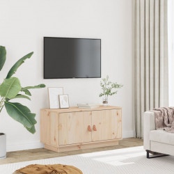 Szafka pod TV, 80x34x40 cm, lite drewno sosnowe