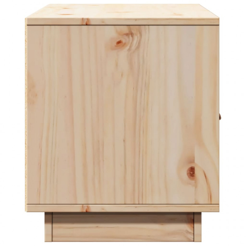 Szafka pod TV, 80x34x40 cm, lite drewno sosnowe