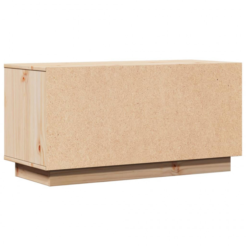 Szafka pod TV, 80x34x40 cm, lite drewno sosnowe