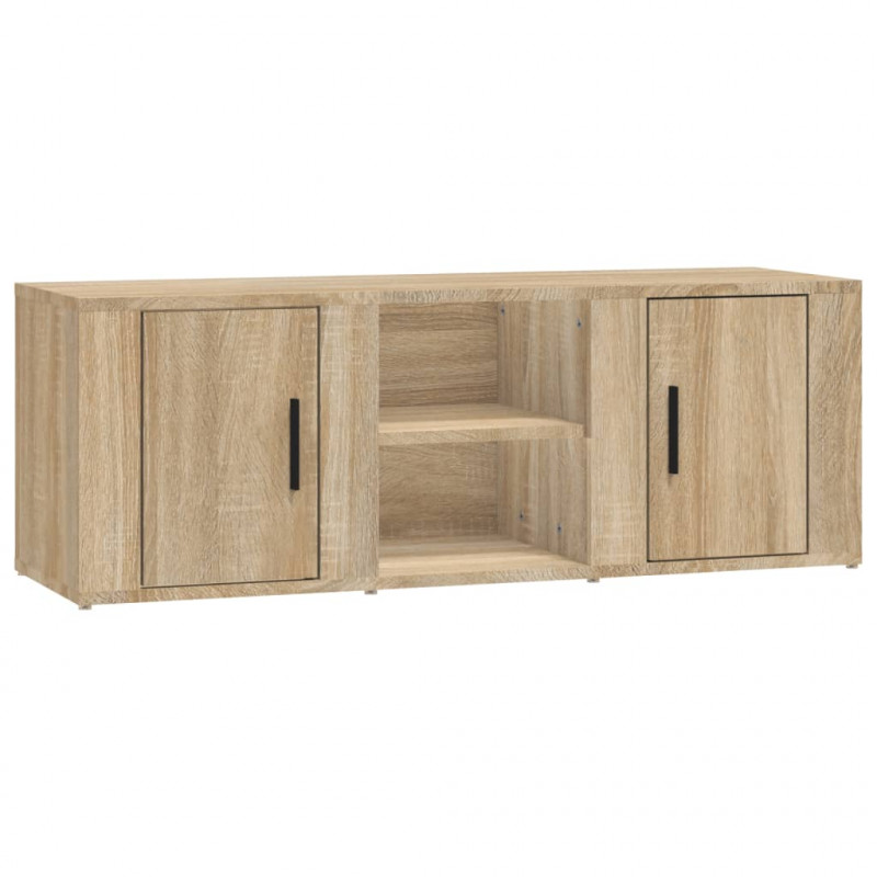 Szafka pod TV, dąb sonoma, 100x31,5x35 cm