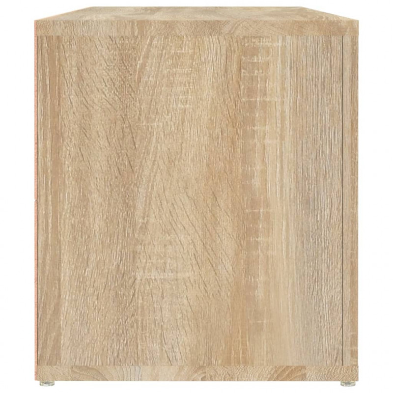 Szafka pod TV, dąb sonoma, 100x31,5x35 cm
