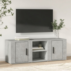 Szafka pod TV, szarość betonu, 100x31,5x35 cm