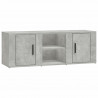 Szafka pod TV, szarość betonu, 100x31,5x35 cm