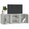 Szafka pod TV, szarość betonu, 100x31,5x35 cm