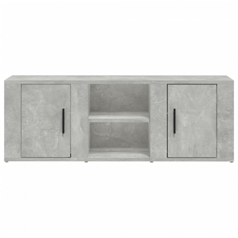 Szafka pod TV, szarość betonu, 100x31,5x35 cm