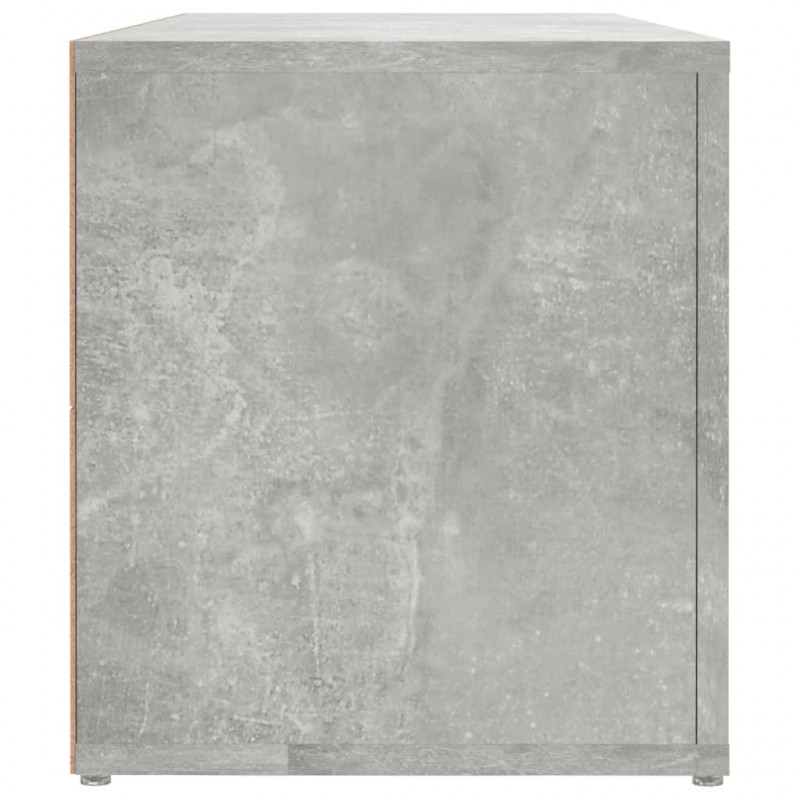 Szafka pod TV, szarość betonu, 100x31,5x35 cm