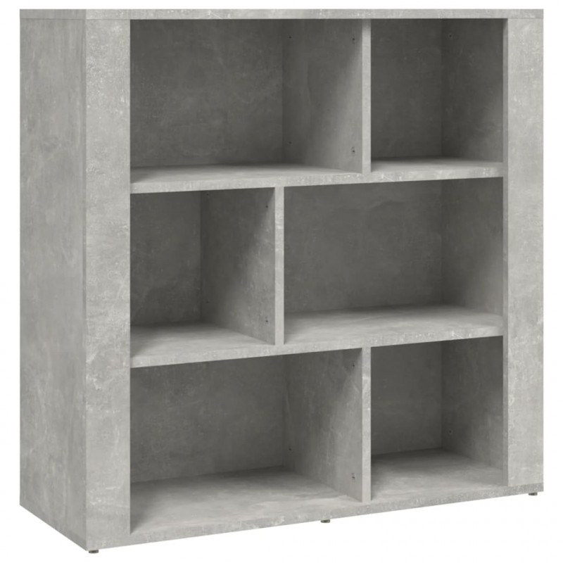 Szafka, szarość betonu, 80x30x80 cm, materiał drewnopochodny