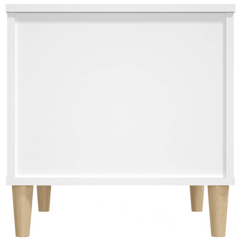 Stolik kawowy, biały 60x44,5x45 cm, materiał drewnopochodny