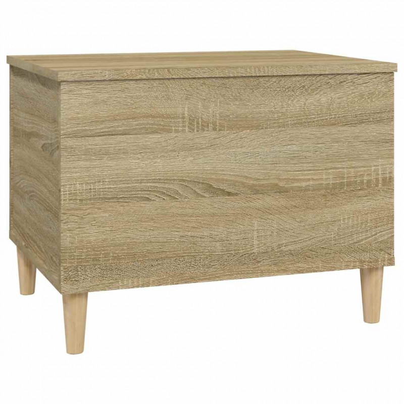 Stolik kawowy, dąb sonoma 60x44,5x45 cm materiał drewnopochodny