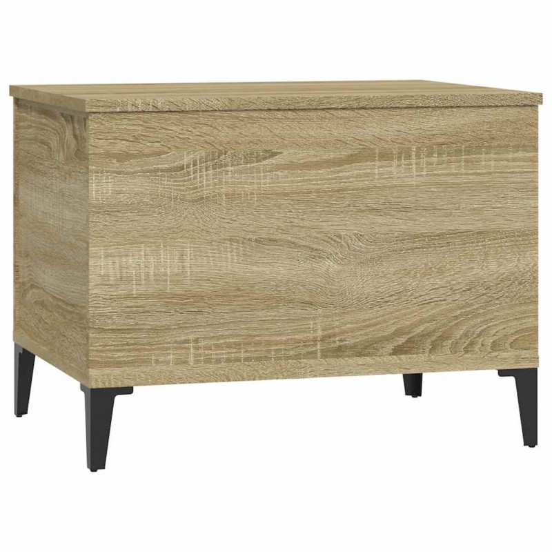 Stolik kawowy, dąb sonoma 60x44,5x45 cm materiał drewnopochodny