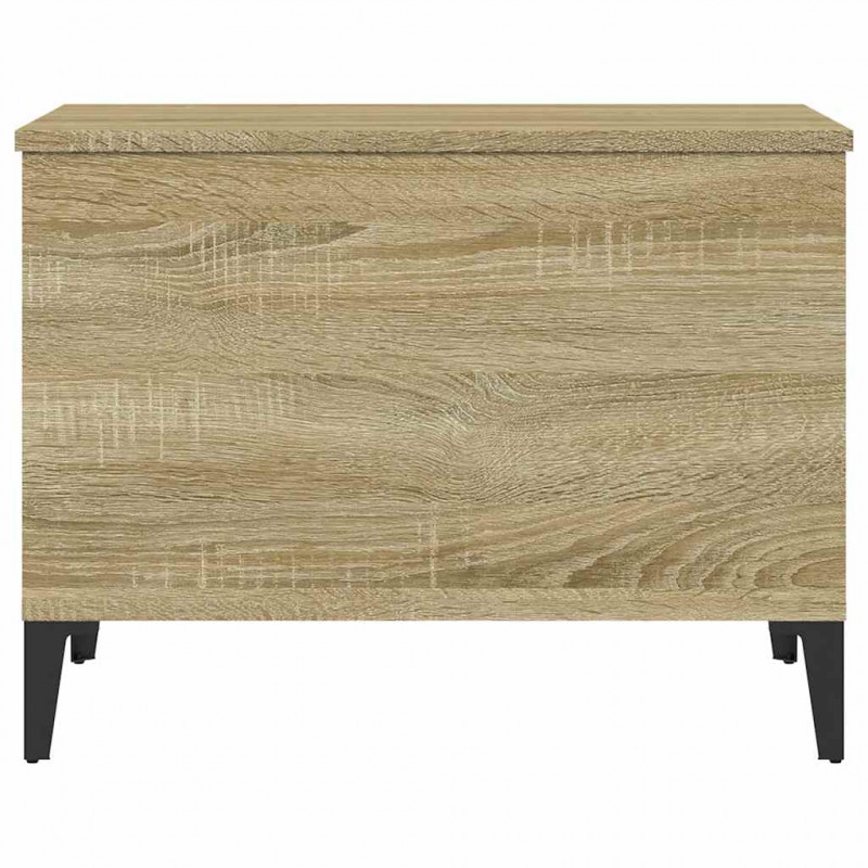 Stolik kawowy, dąb sonoma 60x44,5x45 cm materiał drewnopochodny