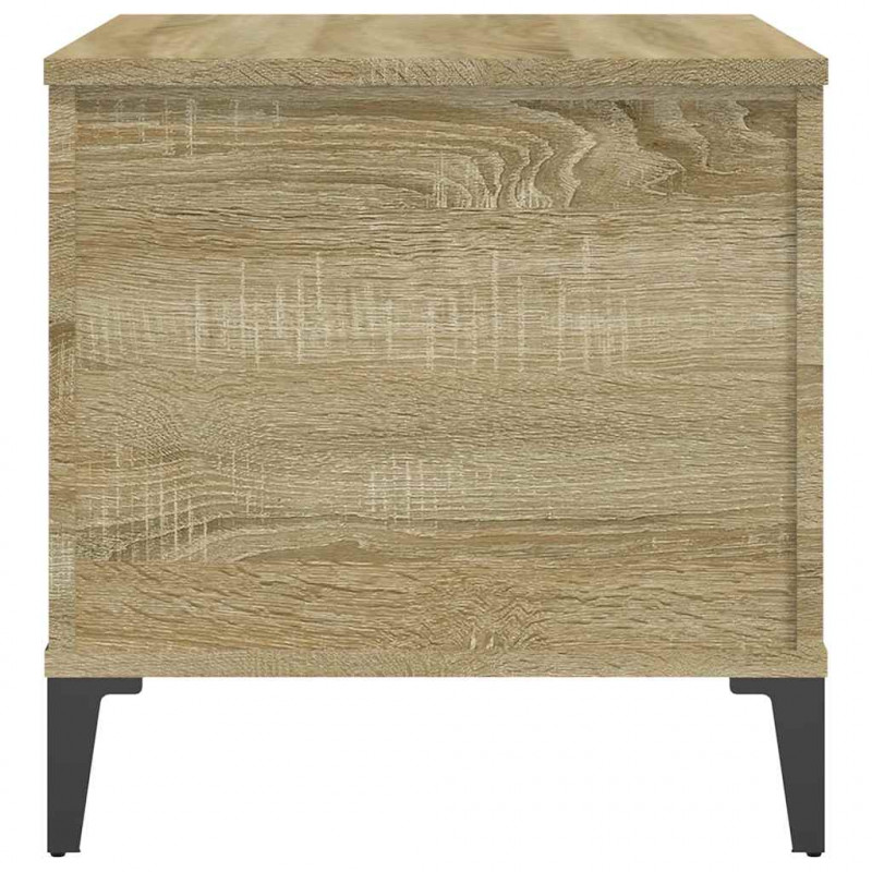 Stolik kawowy, dąb sonoma 60x44,5x45 cm materiał drewnopochodny