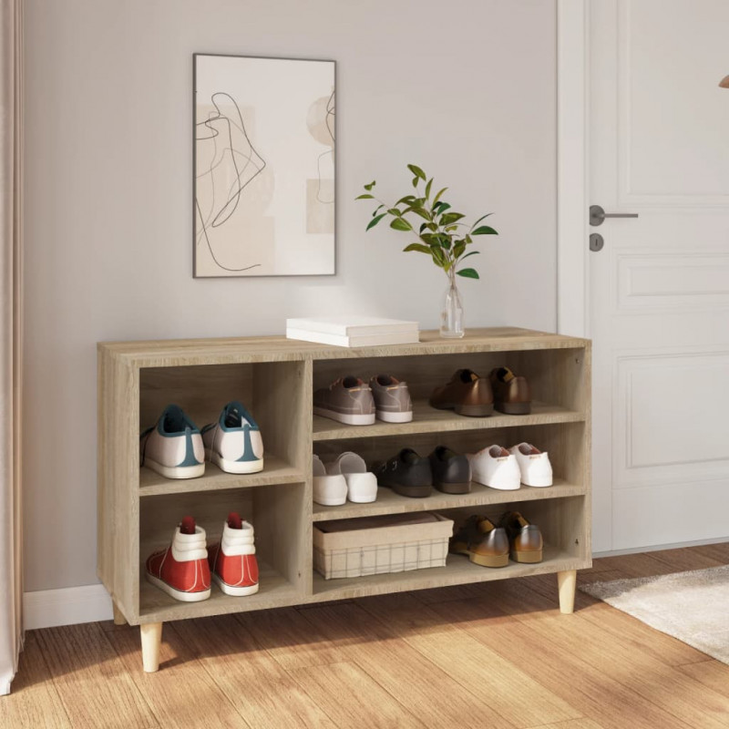 Szafka na buty, dąb sonoma, 102x36x60 cm