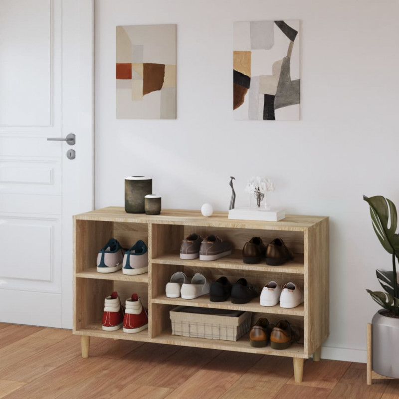 Szafka na buty, dąb sonoma, 102x36x60 cm