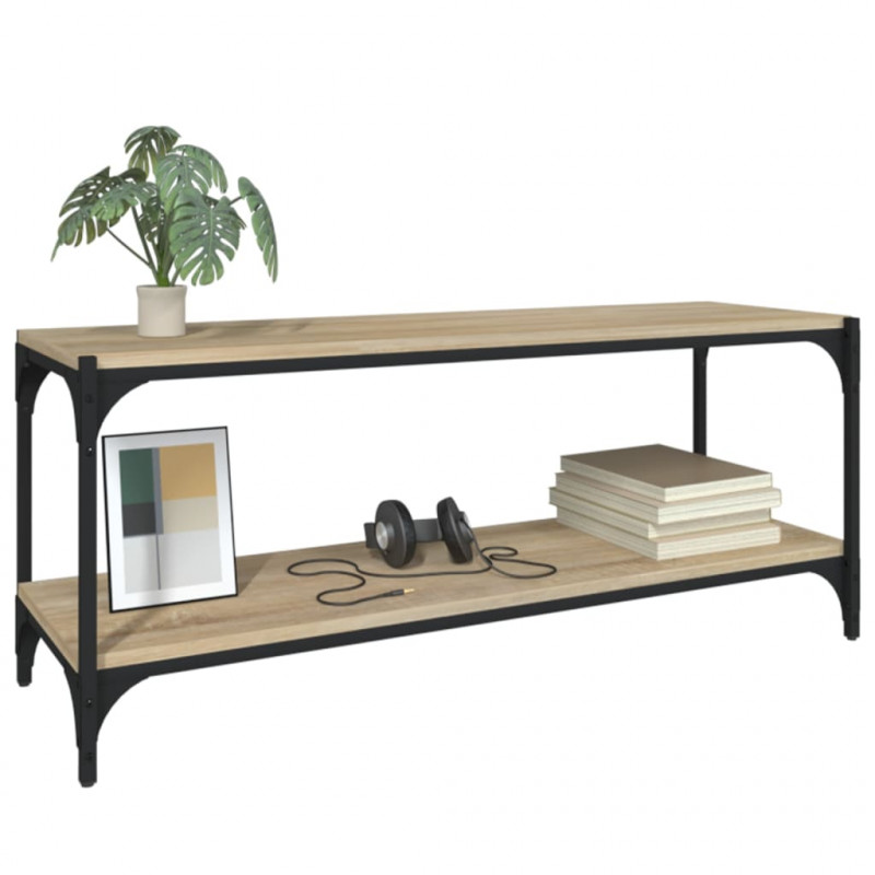 Szafka pod TV, dąb sonoma, 100x33x41 cm