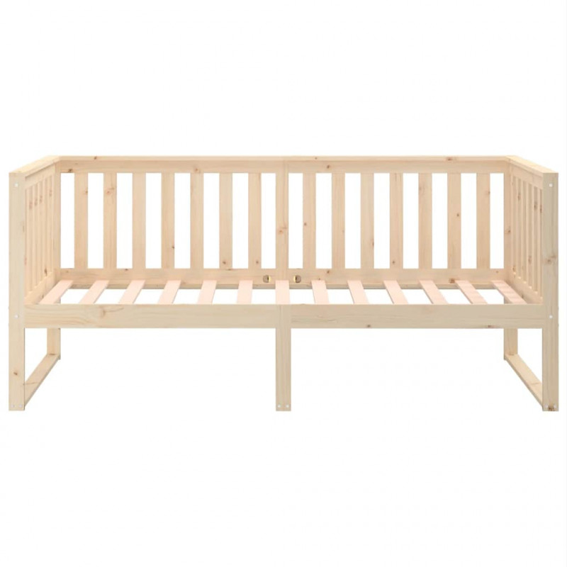 Łóżko dzienne bez materaca 100x200 cm lite drewno sosnowe