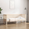 Łóżko dzienne bez materaca 75x190 cm lite drewno sosnowe