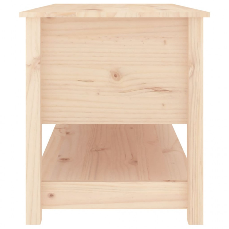 Stolik kawowy, 102x49x55 cm, lite drewno sosnowe