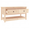Stolik kawowy, 102x49x55 cm, lite drewno sosnowe