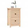 Szafka nocna, 40x35x61,5 cm, lite drewno sosnowe