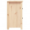 Szafki nocne, 2 szt., 40x35x61,5 cm, lite drewno sosnowe