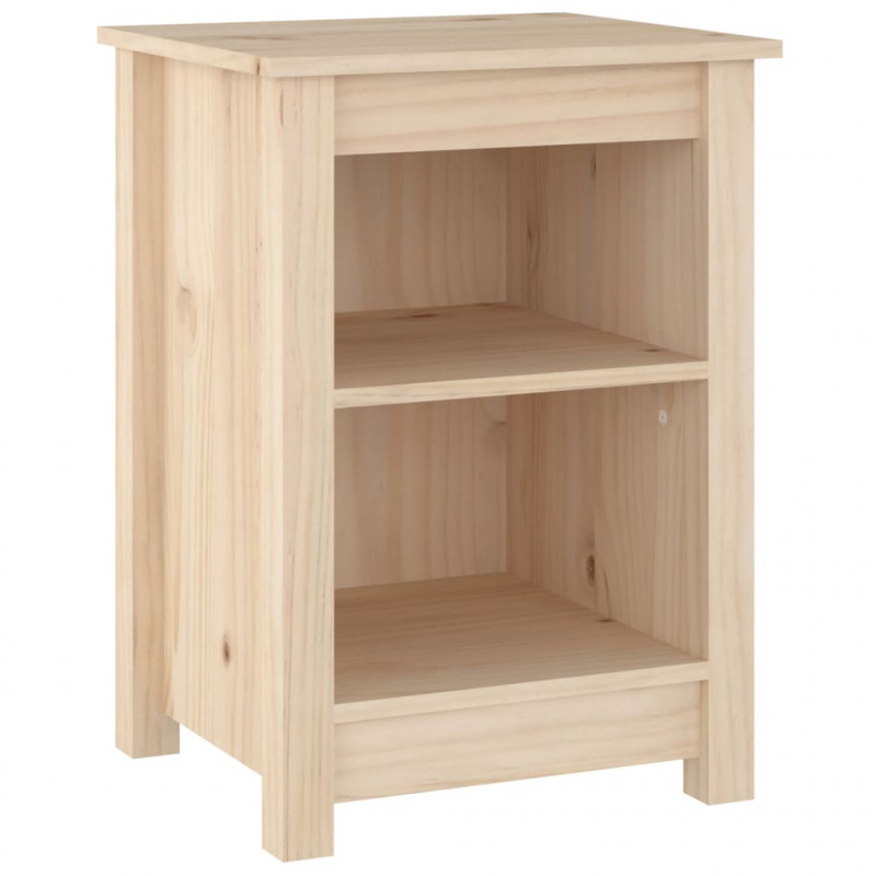 Szafka nocna, 40x35x55 cm, lite drewno sosnowe