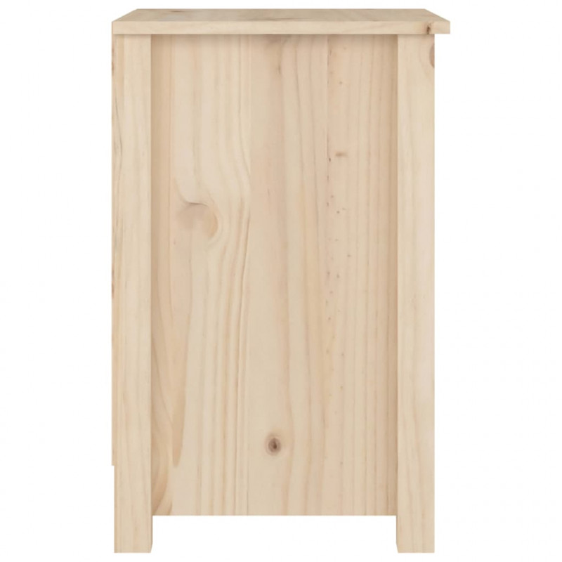 Szafka nocna, 40x35x55 cm, lite drewno sosnowe