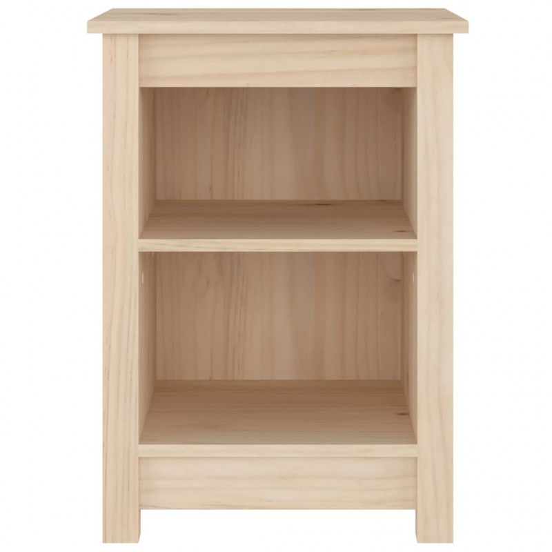 Szafki nocne, 2 szt., 40x35x55 cm, lite drewno sosnowe