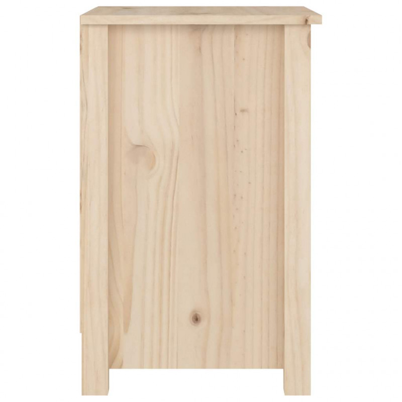 Szafki nocne, 2 szt., 40x35x55 cm, lite drewno sosnowe