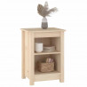 Szafki nocne, 2 szt., 40x35x55 cm, lite drewno sosnowe