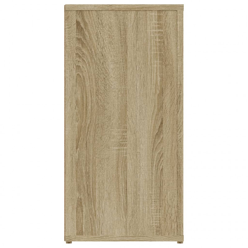 Komoda, dąb sonoma, 100x30x59,5 cm, materiał drewnopochodny