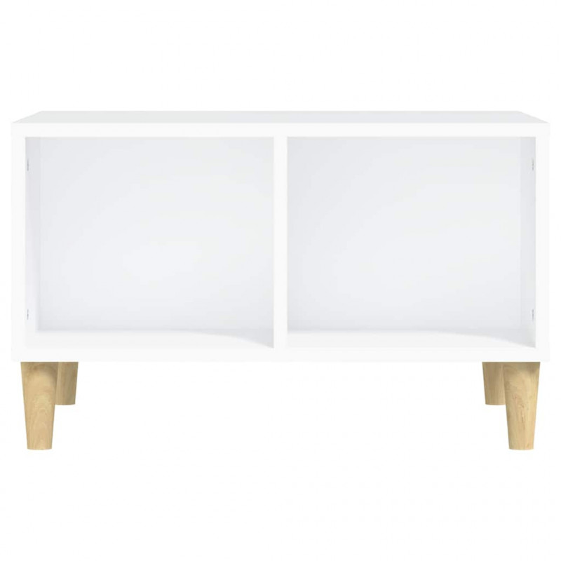 Stolik kawowy, biały 60x50x36,5 cm, materiał drewnopochodny