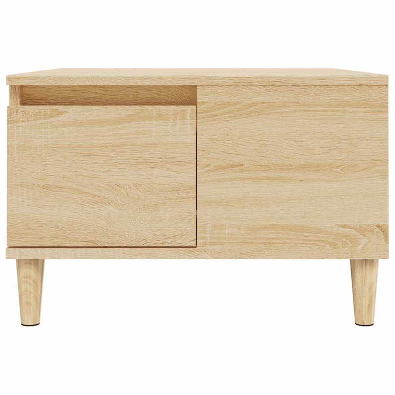 Stolik kawowy, dąb sonoma 55x55x36,5 cm materiał drewnopochodny