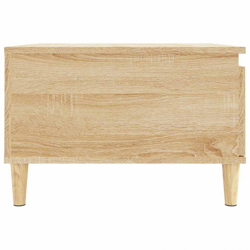 Stolik kawowy, dąb sonoma 55x55x36,5 cm materiał drewnopochodny