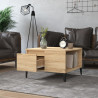 Stolik kawowy, dąb sonoma 55x55x36,5 cm materiał drewnopochodny