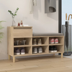 Szafka na buty, dąb sonoma, 102x36x60 cm
