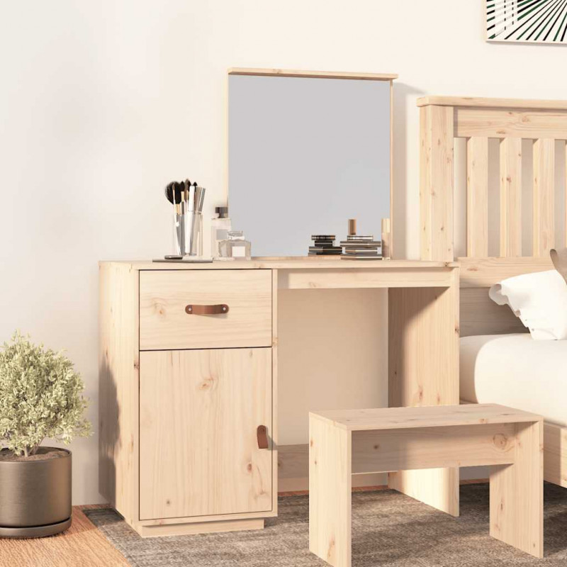 Toaletka, 95x50x134 cm, lite drewno sosnowe