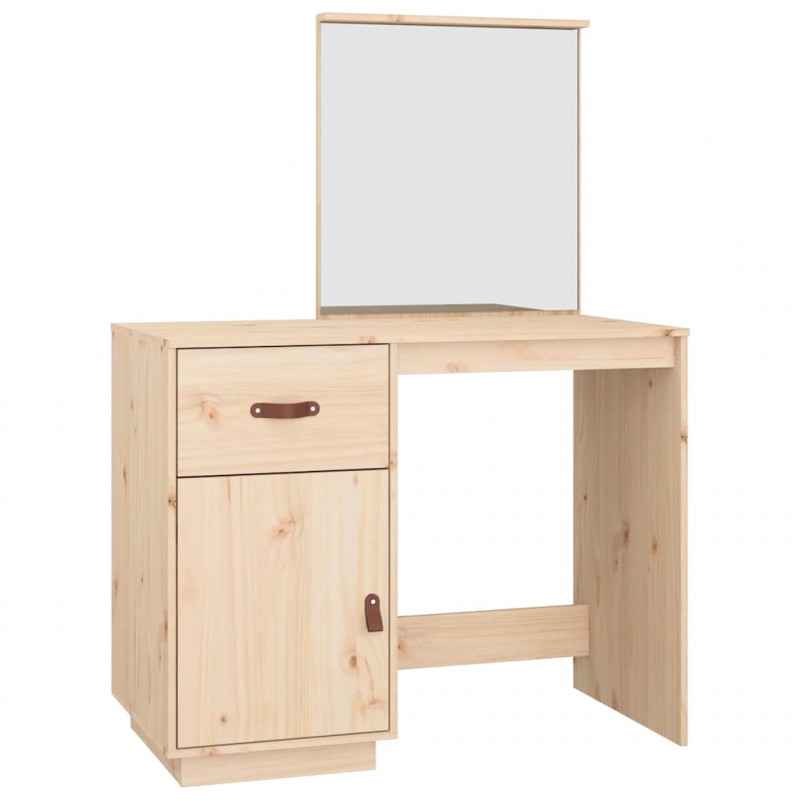 Toaletka, 95x50x134 cm, lite drewno sosnowe