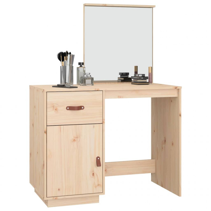 Toaletka, 95x50x134 cm, lite drewno sosnowe