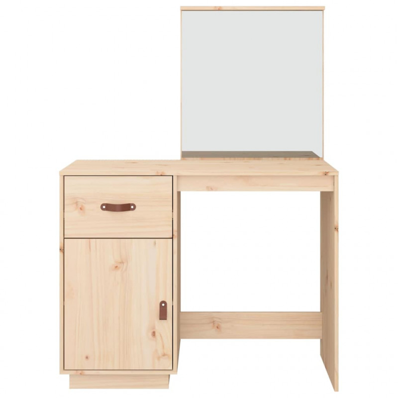 Toaletka, 95x50x134 cm, lite drewno sosnowe