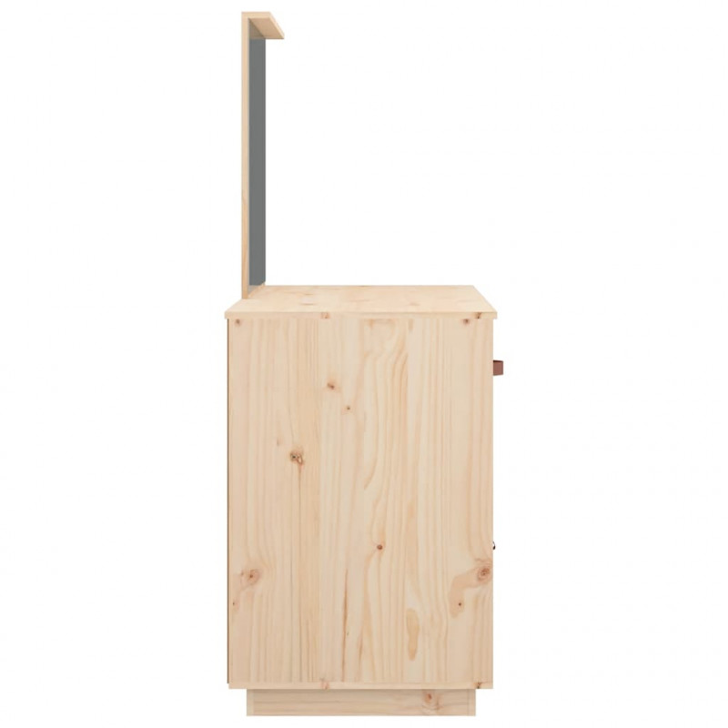 Toaletka, 95x50x134 cm, lite drewno sosnowe
