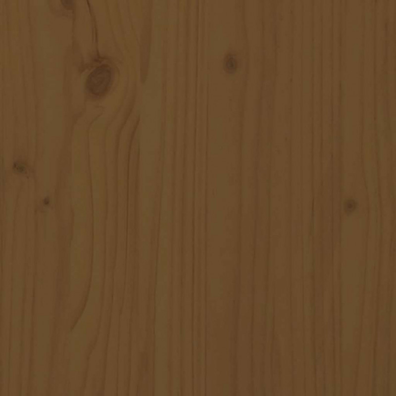 Toaletka z LED, miodowy brąz, 95x50x133,5 cm, drewno sosnowe